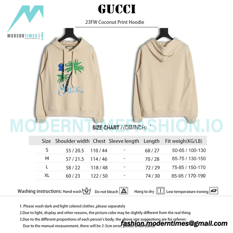 Gucci - 23FW Coconut Print Hoodie