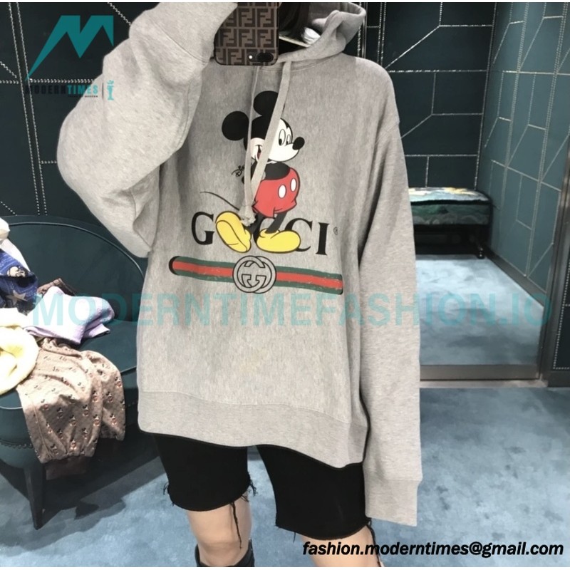 Gucci - 23Fw Mickey Mouse Print Hoodie