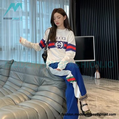 Gucci - Double-G Inter Locking Striped Hoodie