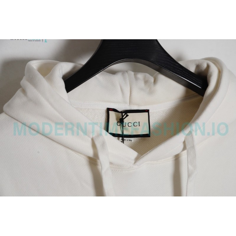 Gucci - 23FW Love You Colorful Lettered Embroidered Hoodie