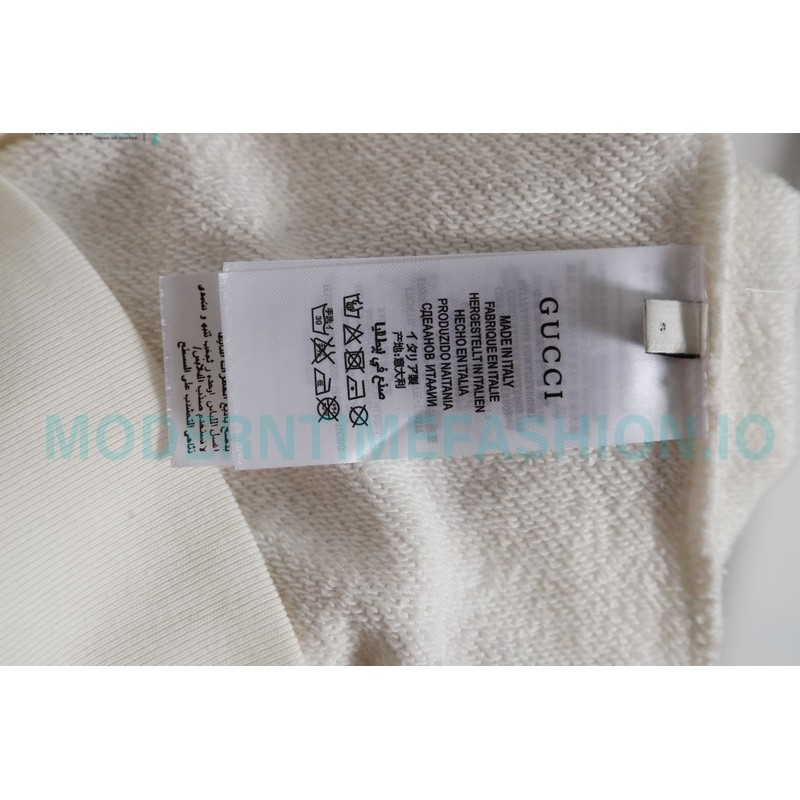 Gucci - 23FW Love You Colorful Lettered Embroidered Hoodie