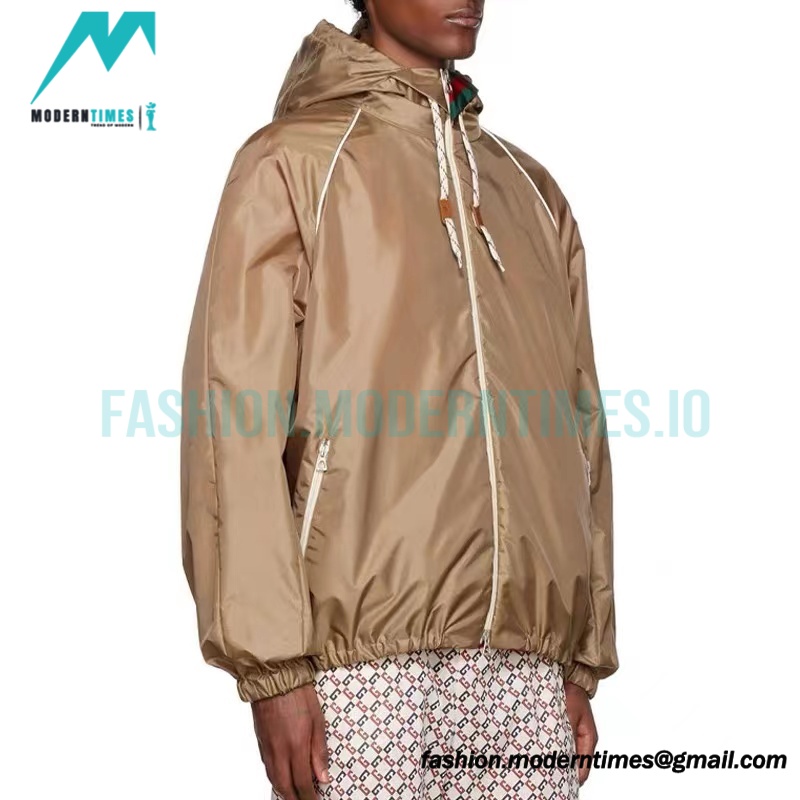 Gucci - 22FW Line Zipper Pocket Hooded Jacket 