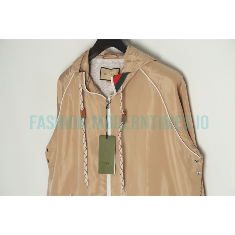 Gucci - 22FW Line Zipper Pocket Hooded Jacket 
