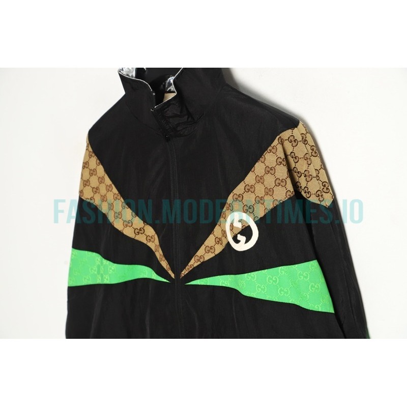 Gucci - Color Contrast Patchwork Presbytery Casual Sports Suit Coat