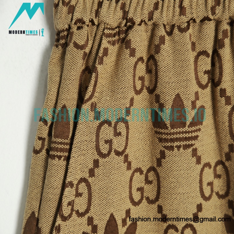 Gucci - Adidas Co-branded Limited Series Jacquard Knit Shorts Pants