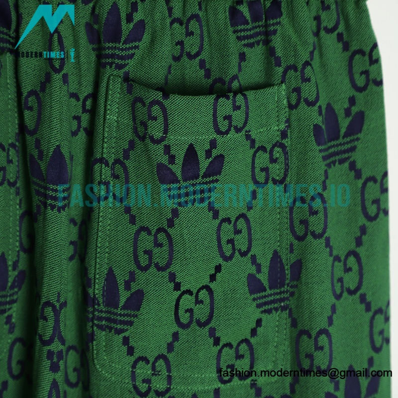 Gucci - Adidas Co-branded Limited Series Jacquard Knit Shorts Pants