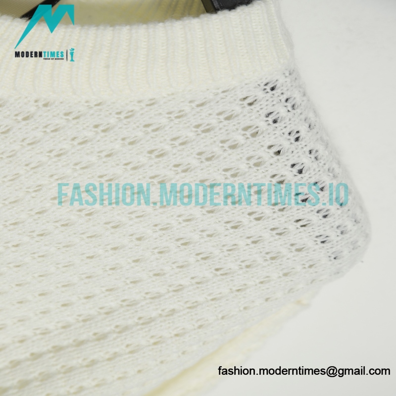 Gucci - Double G Embroidered Waffle Weave Crew-neck Sweater
