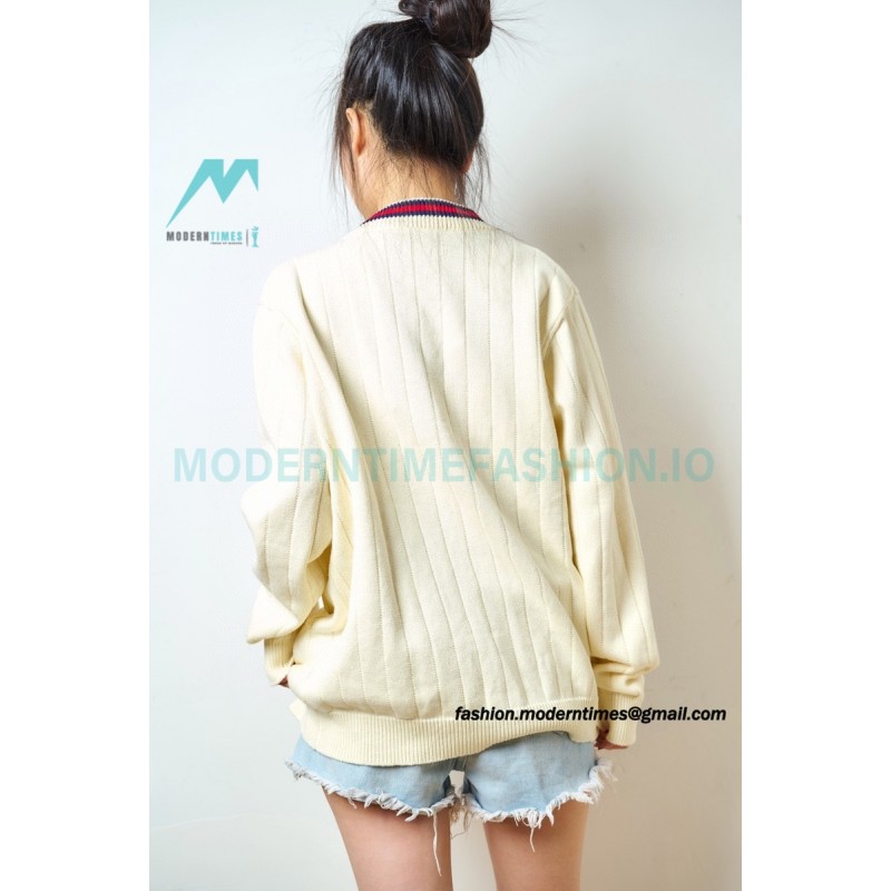 Gucci - 21FW Double G Knit Cut-out Cardigan Sweater