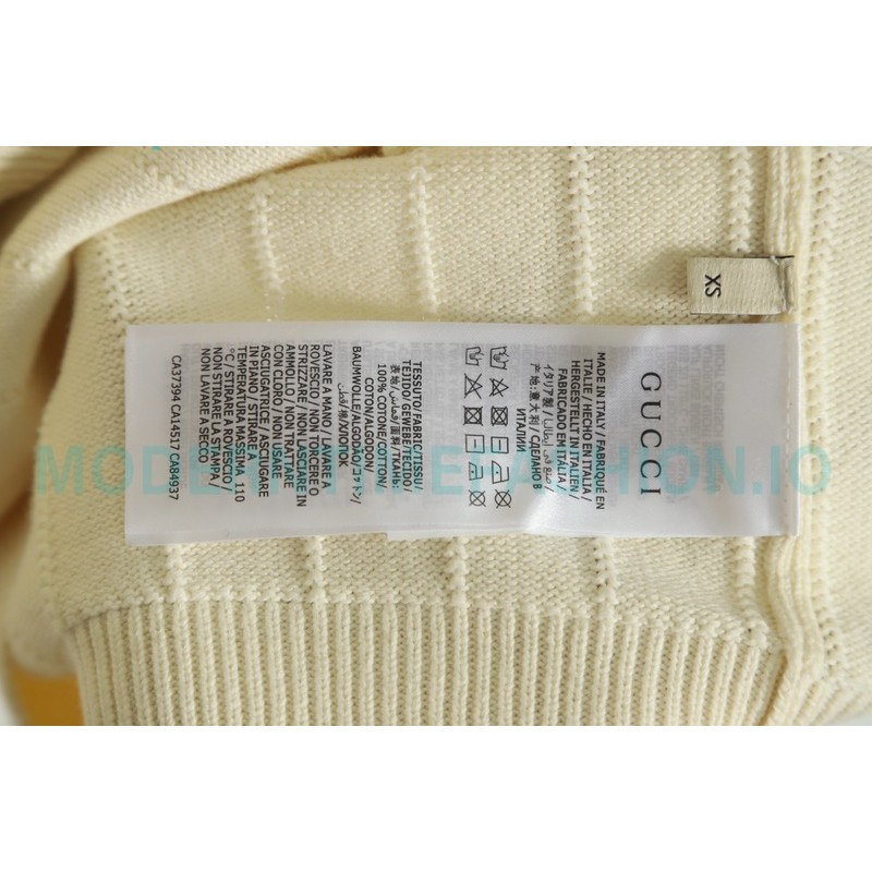 Gucci - 21FW Double G Knit Cut-out Cardigan Sweater