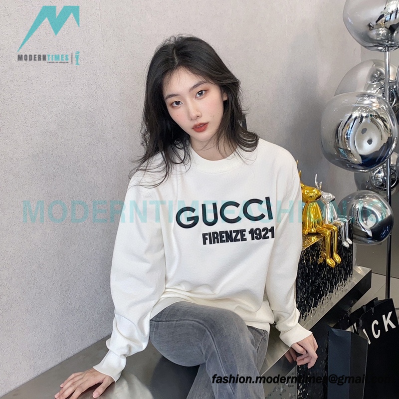 Gucci - 23Fw 1921 Series Embroidered Knitted Sweater