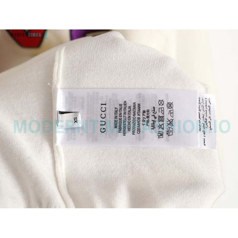 Gucci - 23Fw Colored Lettered Embroidered Knitted Sweater
