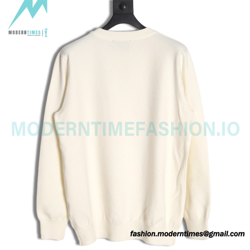 Gucci - 23Fw Double G Embroidered Small Label Knit Sweater