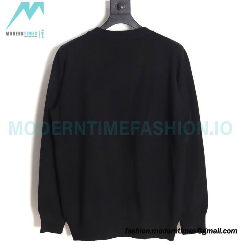 Gucci - 23Fw Double G Embroidered Small Label Knit Sweater