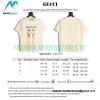 Gucci - Long Laces Letter Logo Short-sleeved Round Neck T-shirt