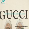Gucci - Long Laces Letter Logo Short-sleeved Round Neck T-shirt