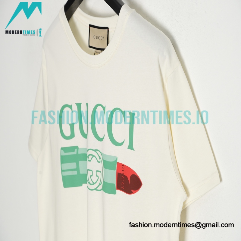 Gucci - 23SS Lipstick Short-sleeved T-shirt