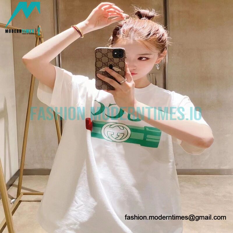 Gucci - 23SS Lipstick Short-sleeved T-shirt