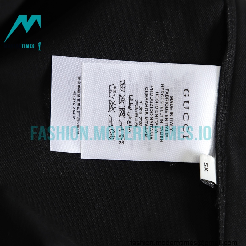Gucci - Classic Red/Green Letter Print Short Sleeve