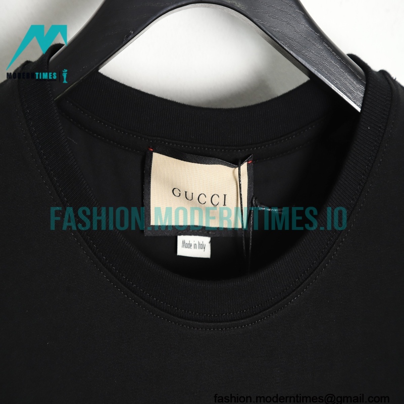 Gucci - Classic Red/Green Letter Print Short Sleeve