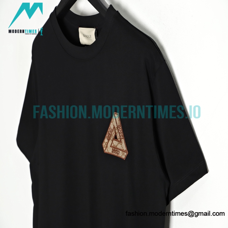 Gucci - Amp - Palace 23ss Co-branded Embroidery Triangle Logo Short Sleeve
