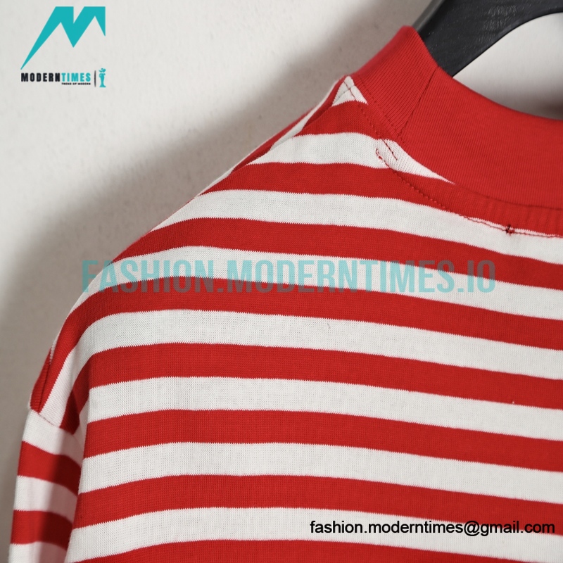 Gucci - 2023ss New Year's Collection Striped Short-sleeved T-shirt