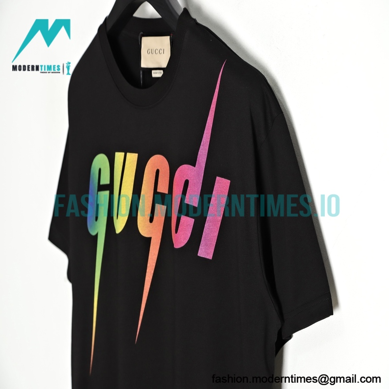 Gucci - 23SS Gradient Lightning Short-sleeved T-shirt
