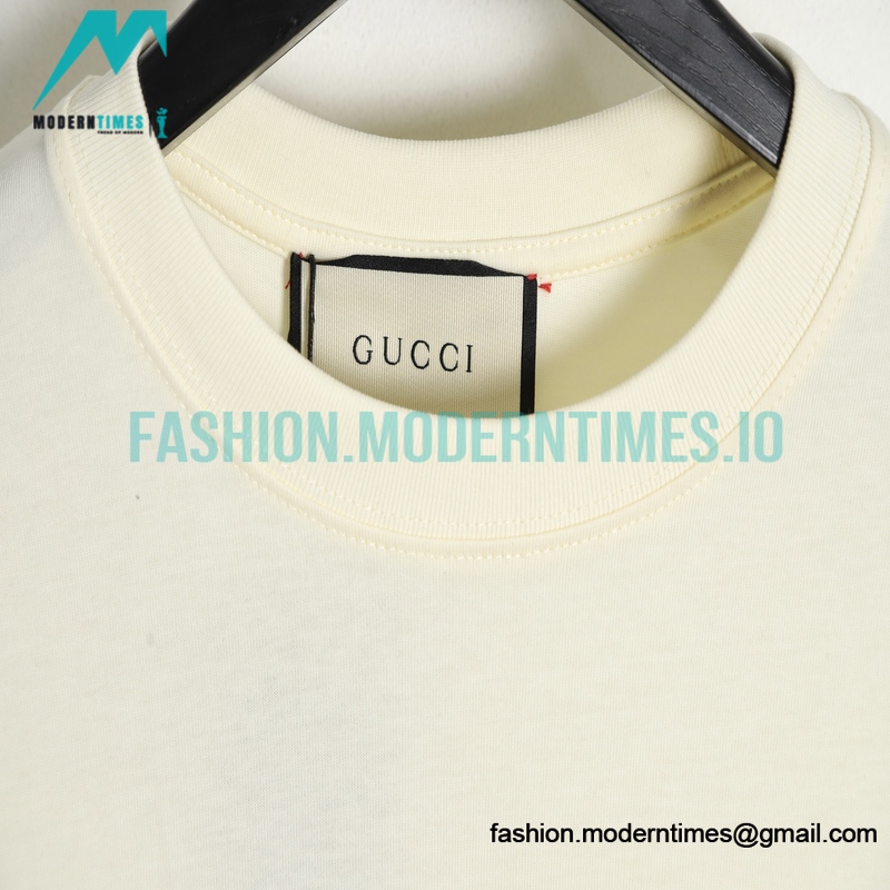 Gucci - 23ss Long-eared Rabbit Print Short Sleeve