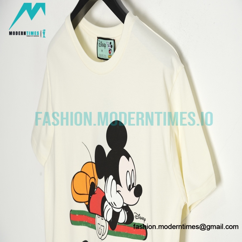 Gucci - Disney Co-branded The Year Of The Rat Limited Mickey Print Short Sleeve