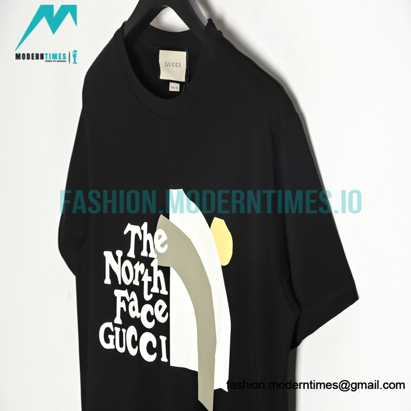 Gucci - The North Face 23ss Co-branded Face Print Short Sleeve