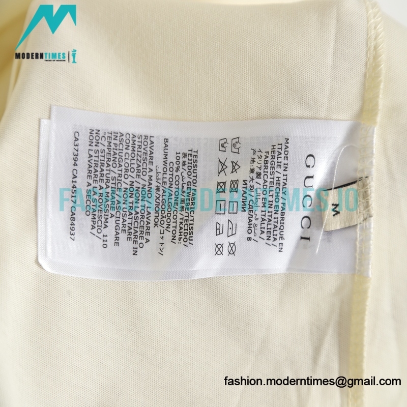 Gucci - 20ss Reflective Webbing Cotton Short Sleeve