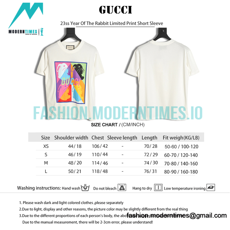 Gucci - 23ss Year Of The Rabbit Limited Print Short Sleeve