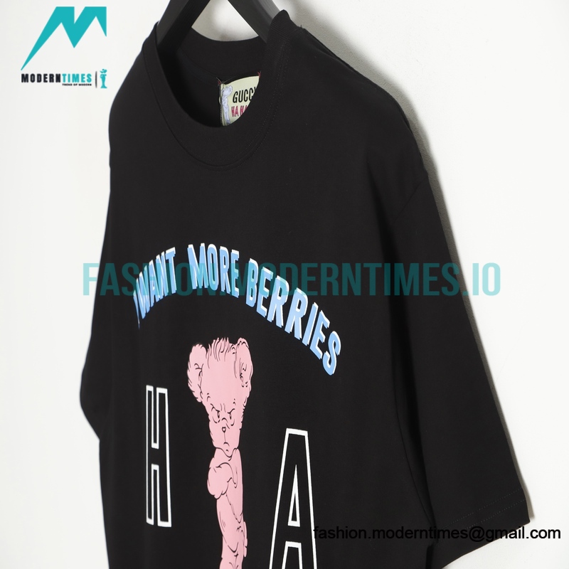 Gucci - HA - Co-branded Limited Angry Bear Short Sleeve