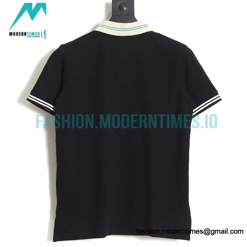 Gucci - Neckline Embroidery Short-sleeved POLO Shirt