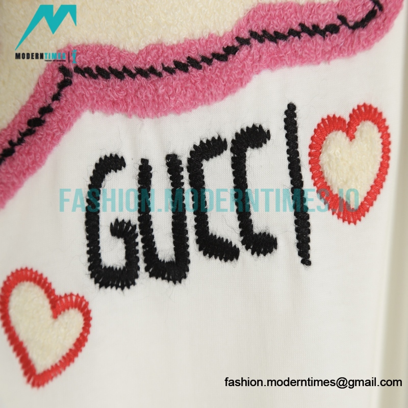 Gucci - 23ss New Embroidered Short Sleeve T-shirt For The New Year Of The Rabbit