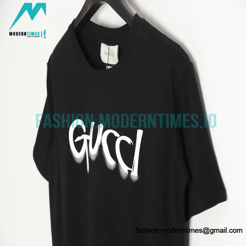 Gucci - 23SS Graffiti Print Short-sleeved T-shirt