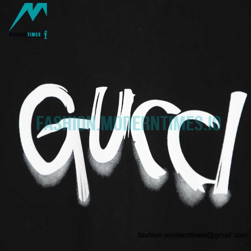 Gucci - 23SS Graffiti Print Short-sleeved T-shirt