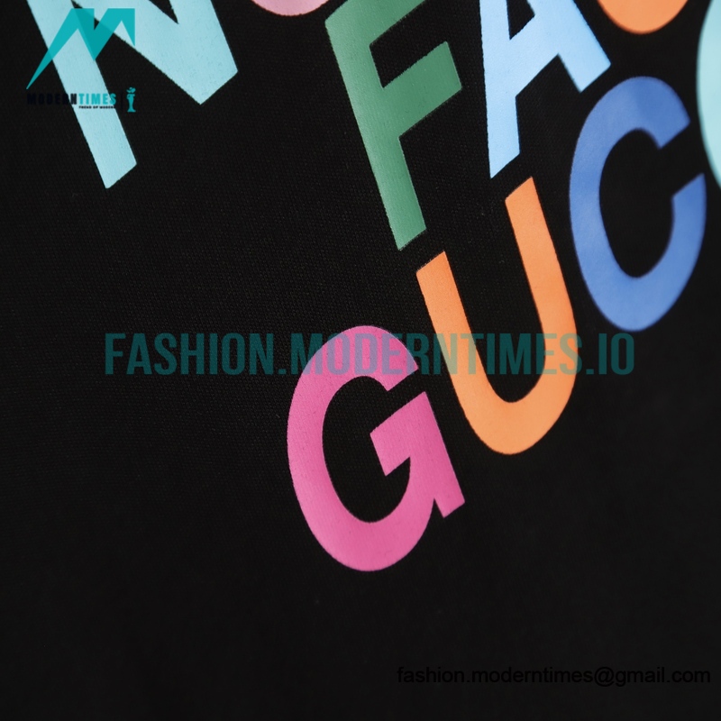 Gucci - North Face Co-branded Multicolor Printed Short Sleeve