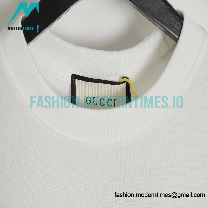 Gucci - Chinese New Year Collection Rabbit Logo Printed Cotton T-shirt