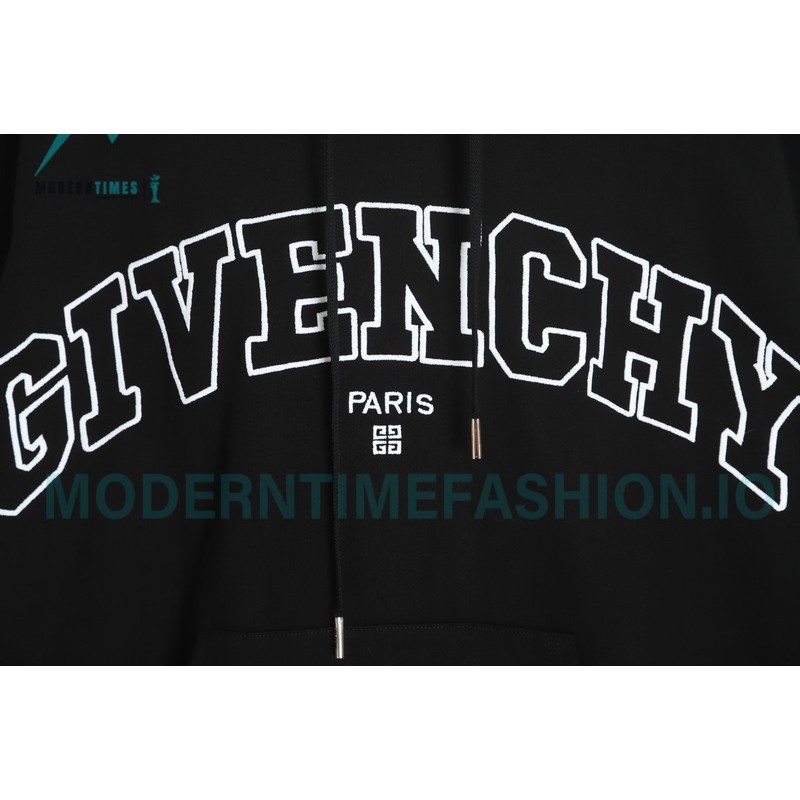 Givenchy - 22SS Applique Monogram Embroidery Hoodie