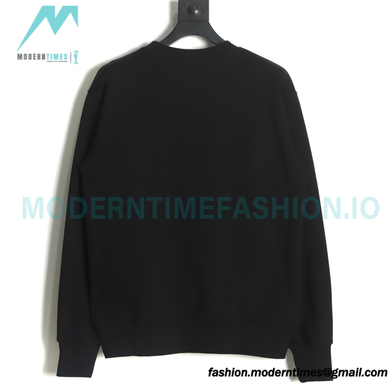 Givenchy - 22SS Damaged Letter Round Neck Hoodie