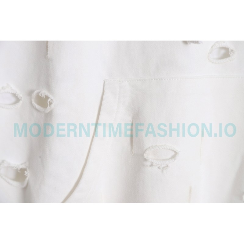 Givenchy - 23FW Double-layer Ripped Hoodie
