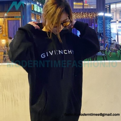 Givenchy - 22FW Reflective Letter-print Hoodie
