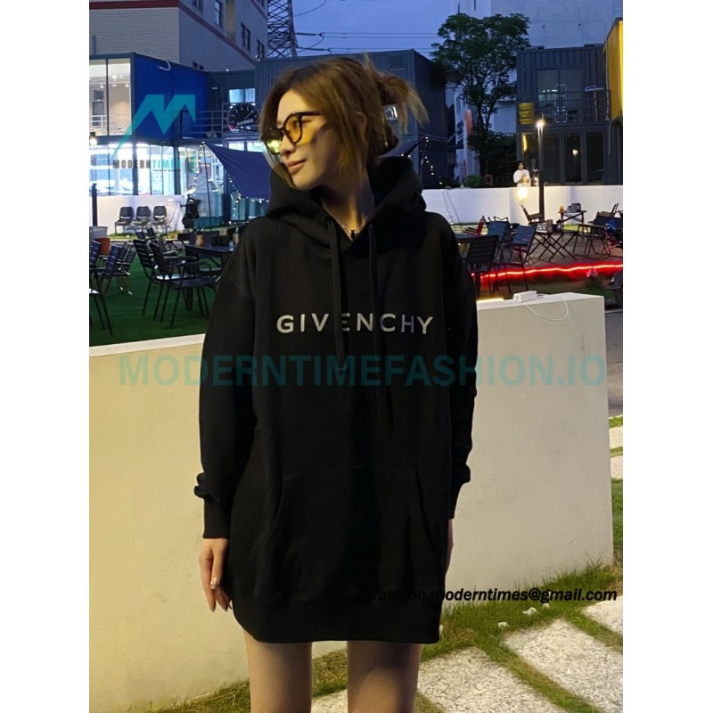 Givenchy - 22FW Reflective Letter-print Hoodie
