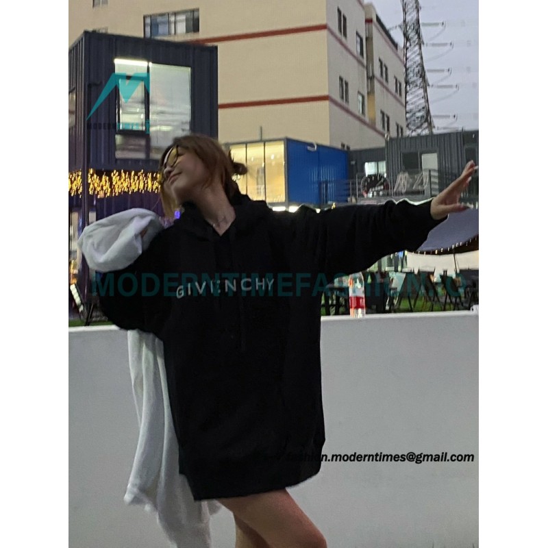 Givenchy - 22FW Reflective Letter-print Hoodie