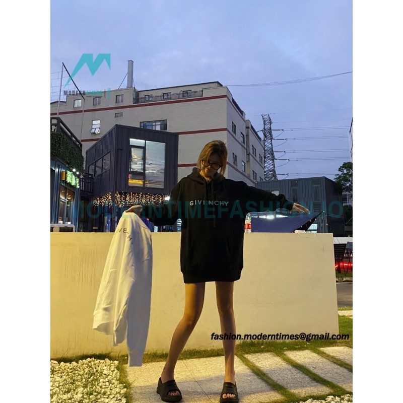 Givenchy - 22FW Reflective Letter-print Hoodie