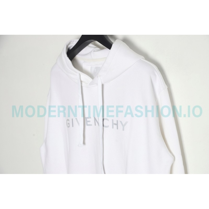 Givenchy - 22FW Reflective Letter-print Hoodie