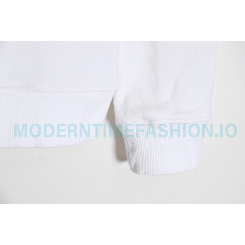 Givenchy - 23FW Towel Embroidered Letter 4G Round Neck Hoodie