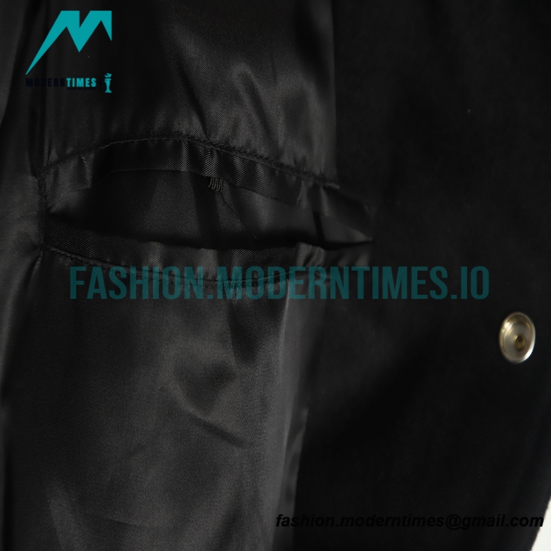Givenchy - 22FW Indian Silk Gold Thread Beaded Wool Tweed Leather Sleeve Baseball Uniform