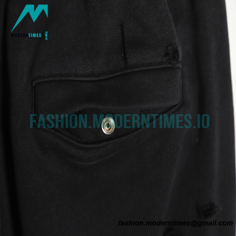 Givenchy - 23SS Ripped Print Fake Two Piece Shorts Pants