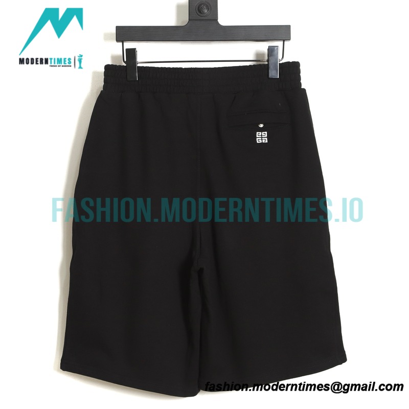 Givenchy - 22SS Curved Applique Embroidered Shorts